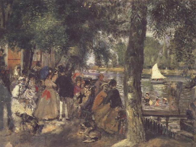 Pierre Renoir La Grenouilliere oil painting picture
